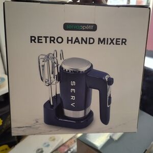 Servapetít Retro Hand Mixer - Blue